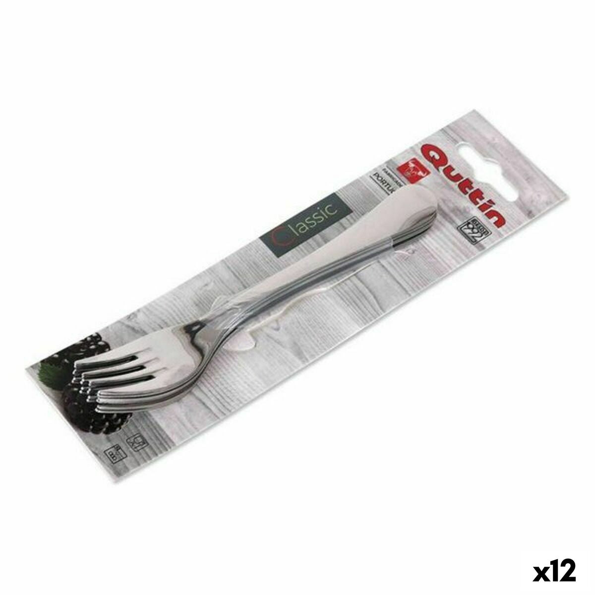 Fork Set Quttin Classic (6 pcs) Dessert 6 Pieces (12 Units)