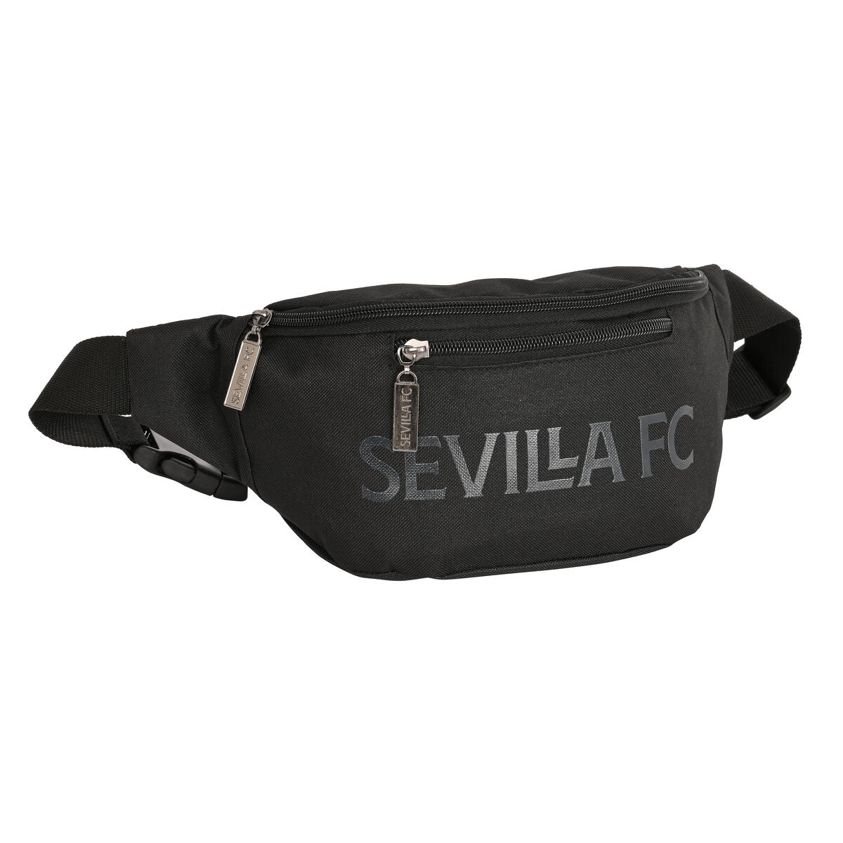 Belt Pouch Sevilla Fútbol Club Teen Black Sporting 23 x 12 x 9 cm Sevilla Fútbol Club