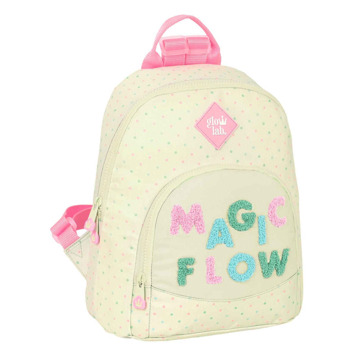 Casual Backpack Glow Lab Magic flow Beige 13 L Glow Lab