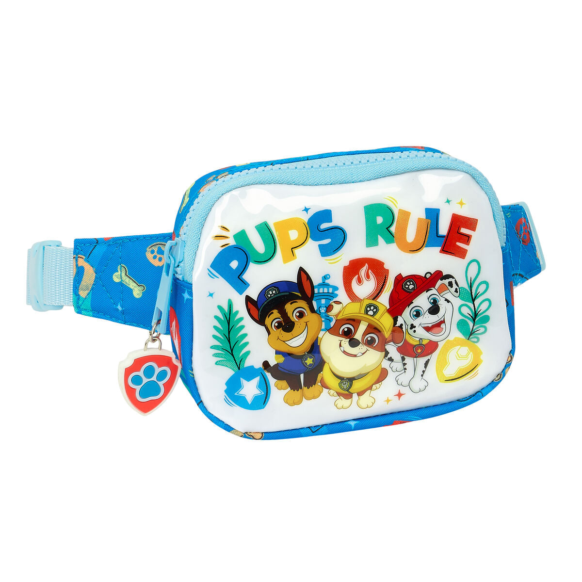 Belt Pouch The Paw Patrol Pups rule Blue 14 x 11 x 4 cm The Paw Patrol