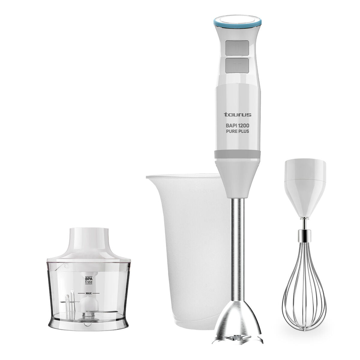 Hand-held Blender Taurus BAPI 1200 PURE PL White 1200 W Taurus