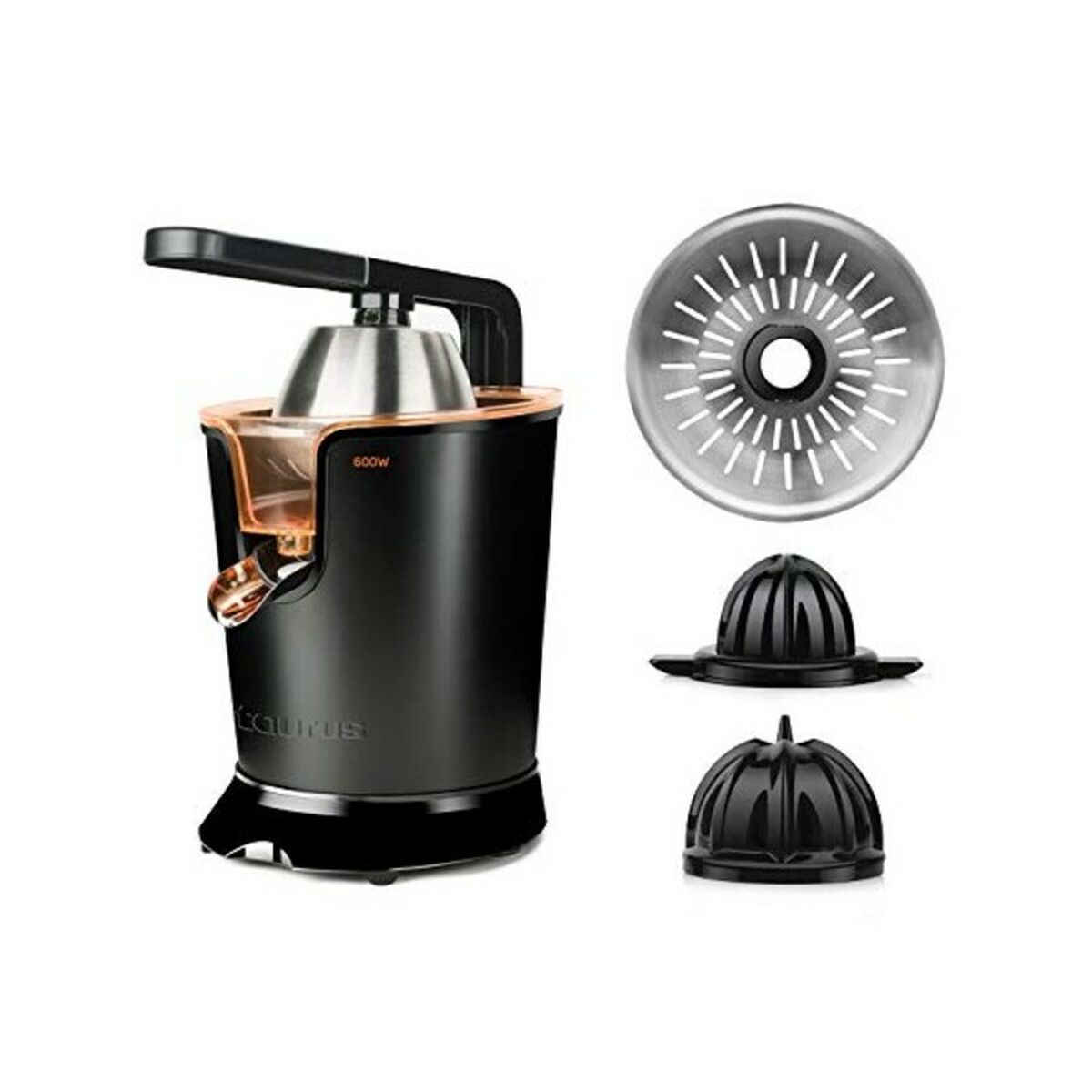 Electric Juicer Taurus SQ600X Easy Press 600 Black 600 W 650 ml Taurus