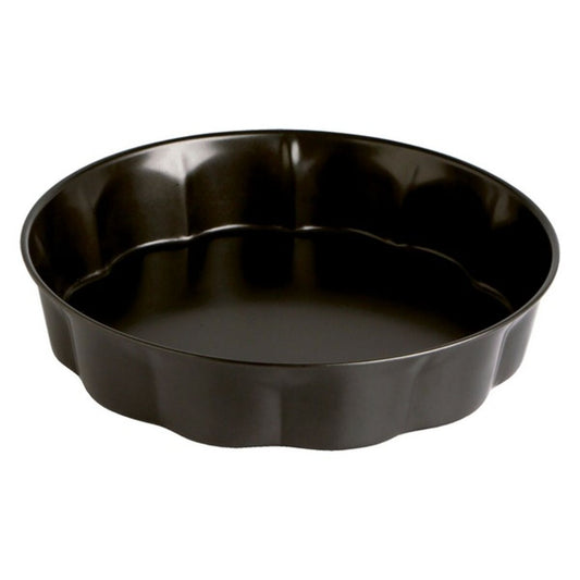 Cake Mould Quid Sweet Grey Black Metal 28 x 5 cm Quid