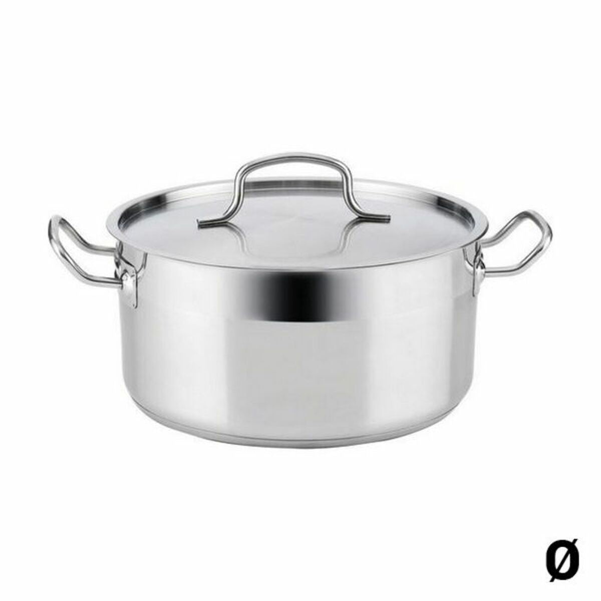 Casserole with lid Quid Azzero Stainless steel Quid