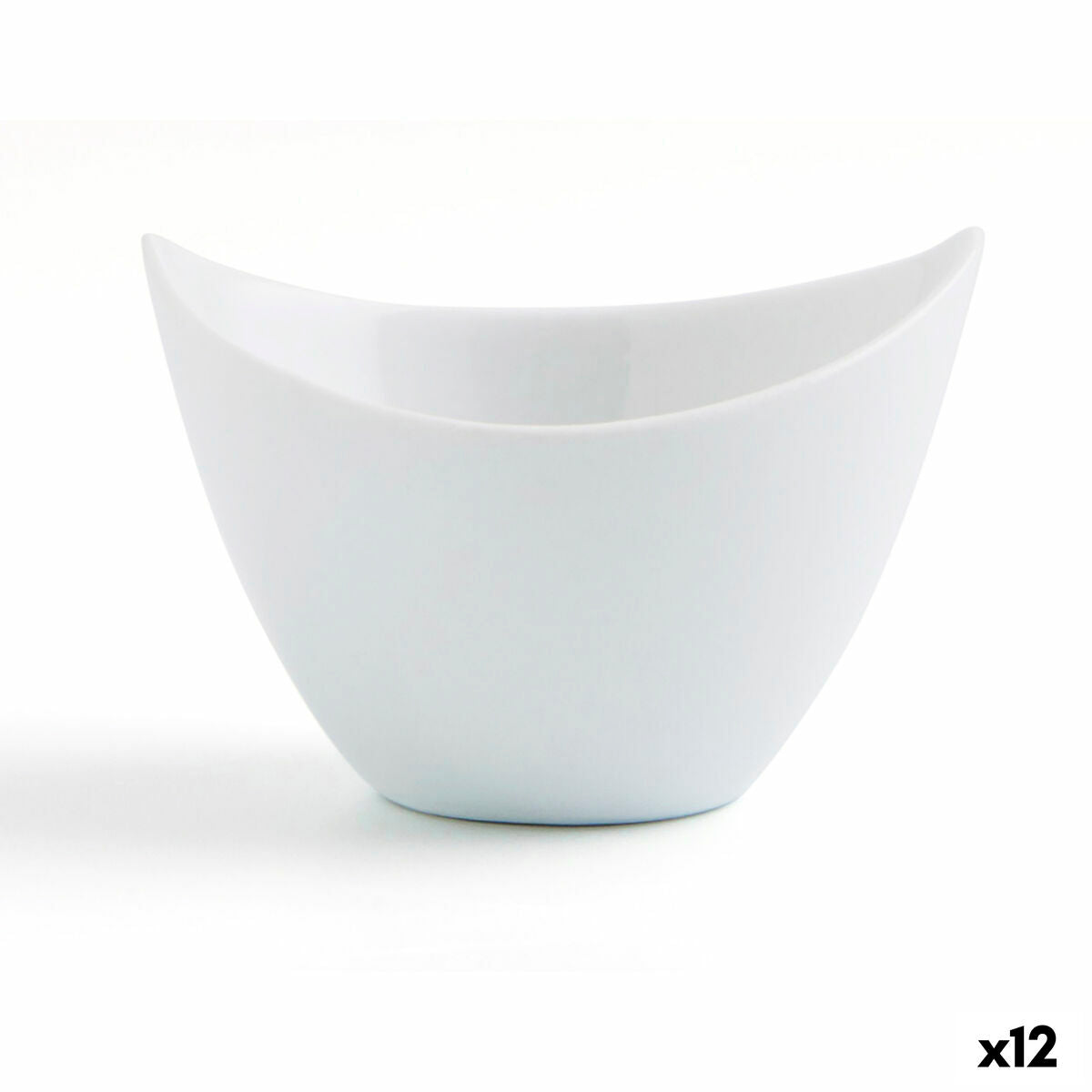 Bowl Quid Gastro Fun Aperitif White Ceramic 9 x 6 cm (12 Units) Quid