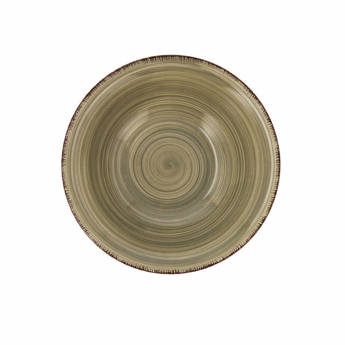 Bowl Quid Natura Vita Ceramic Green (18 cm) (Pack 6x) Quid