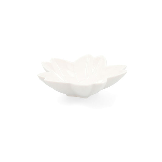 Snack tray Quid Select White Ceramic Flower (6 Units) (Pack 6x) Quid