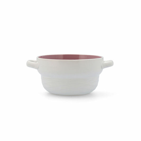 Bowl Quid Vita Peoni Pink Ceramic 500 ml (6 Units) (Pack 6x) Quid