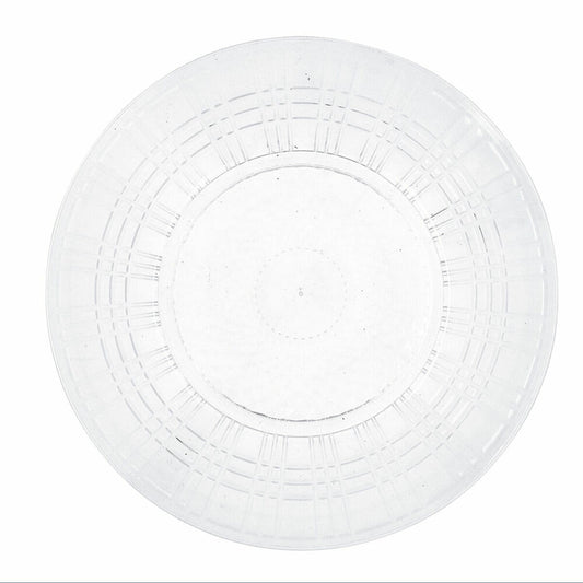 Flat plate Quid Viba Transparent Plastic 26 cm Ø 26 cm (12 Units) (Pack 12x) Quid