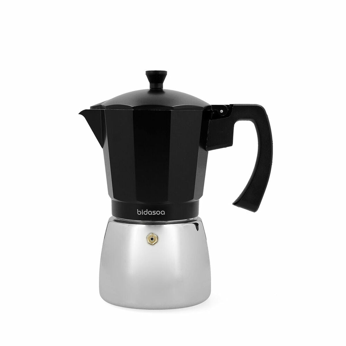 Italian Coffee Pot Bidasoa Tribeca Metal Steel 9 Cups Bidasoa