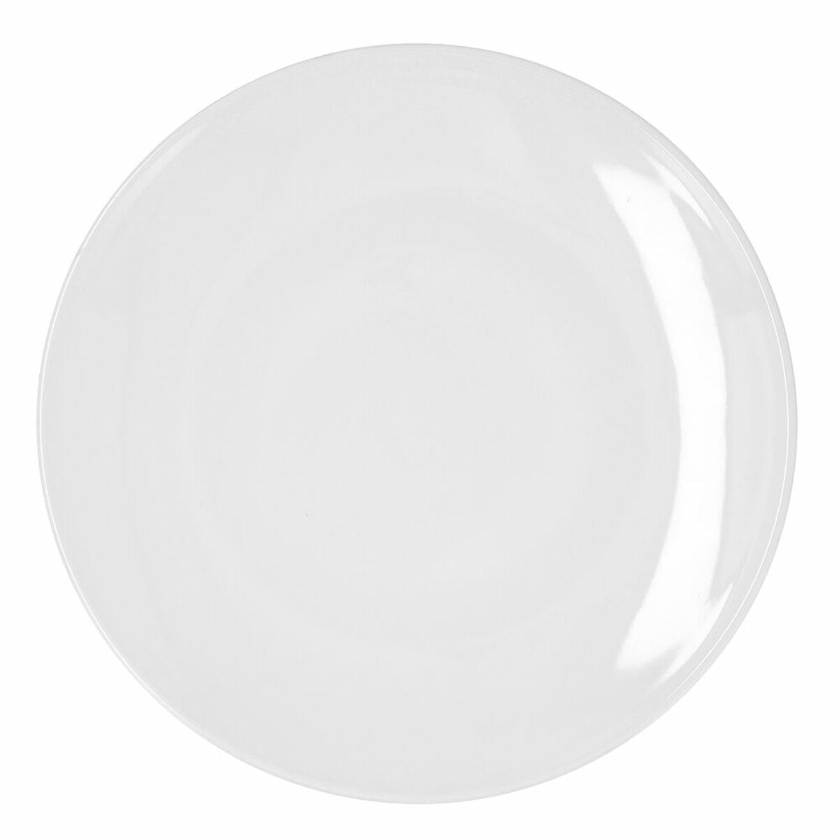 Flat plate Bidasoa Glacial Coupe Ceramic White (30 cm) (Pack 4x) Bidasoa