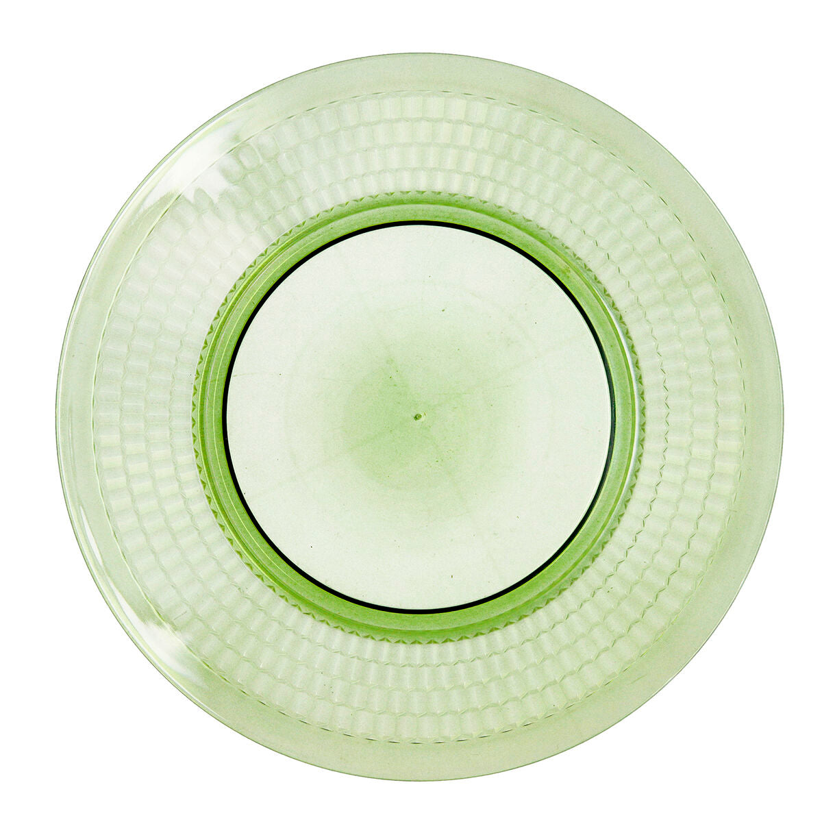 Flat plate Quid Viba Green Plastic 27 cm Ø 27 cm (12 Units) (Pack 12x) Quid