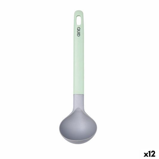 Ladle Quid Ozon Green Plastic 32 cm (12 Units)