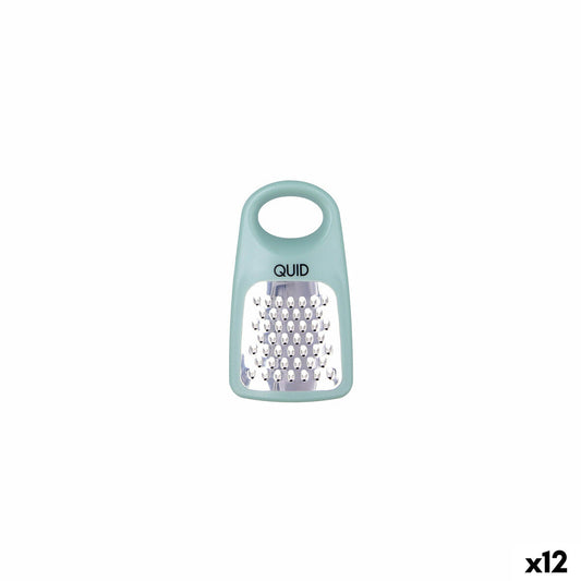 Multi-purpose grater Quid Ozon Green Metal 13 x 7,5 cm (12 Units)