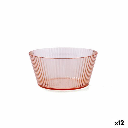 Bowl Quid Sunset Coral Plastic 15 cm (12 Units) Quid