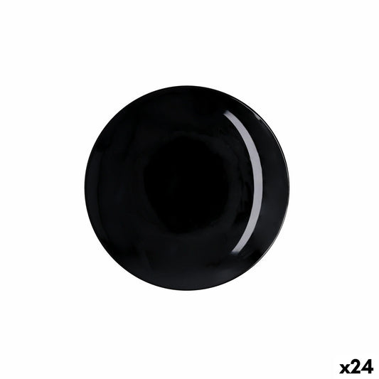 Dessert dish Quid Select Basic Black Melamin Ø 20 cm (24 Units) Quid