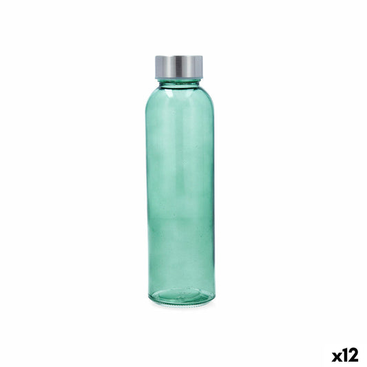 Bottle Quid Sarao Green Glass 600 ml (12 Units)