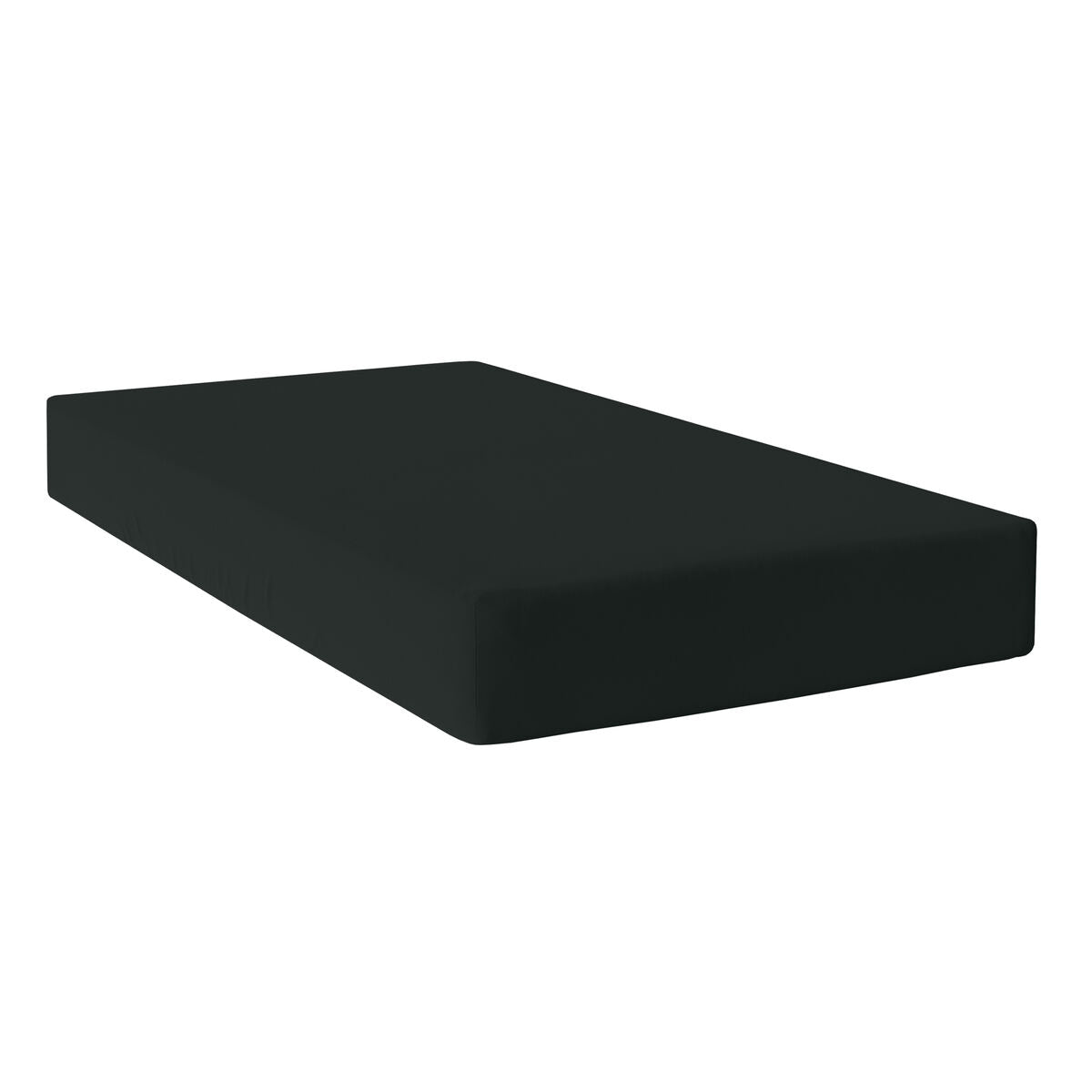 Fitted sheet HappyFriday BASIC Black 180 x 200 x 32 cm HappyFriday