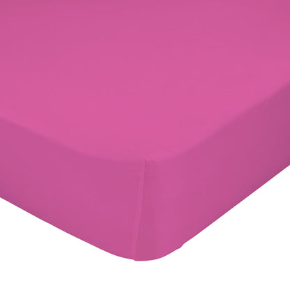 Fitted sheet HappyFriday BASIC KIDS Fuchsia 70 x 140 x 14 cm HappyFriday