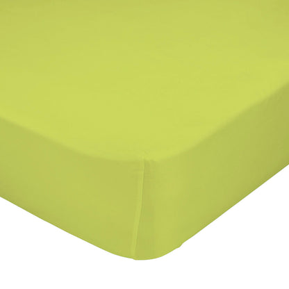 Fitted sheet HappyFriday BASIC KIDS Green 105 x 200 x 32 cm HappyFriday