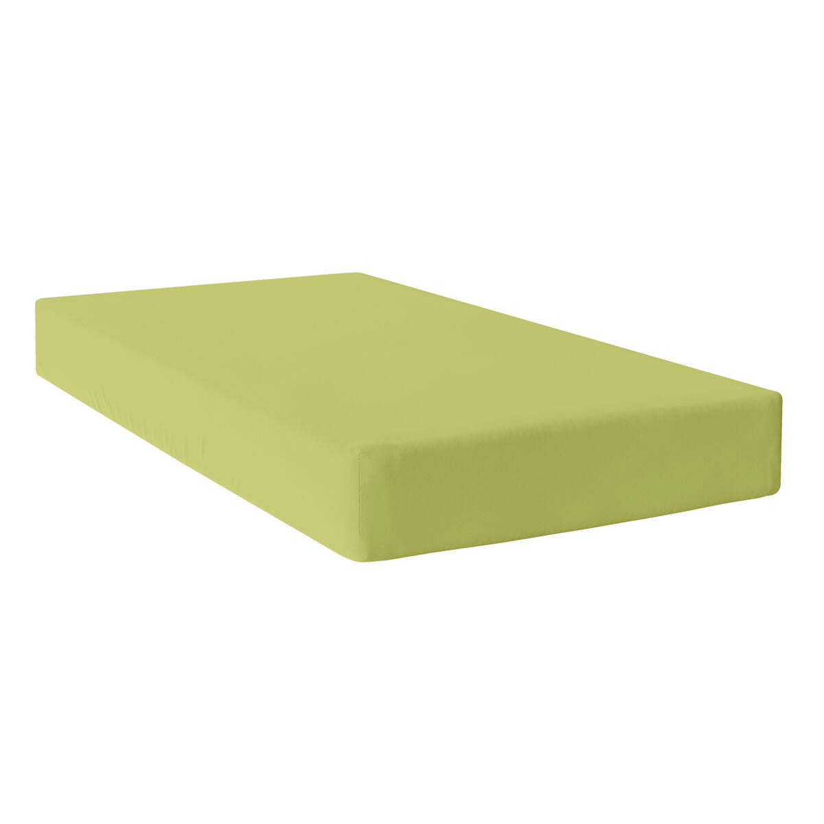 Fitted sheet HappyFriday BASIC KIDS Green 105 x 200 x 32 cm HappyFriday