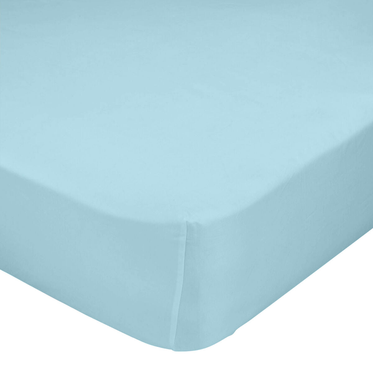 Fitted sheet HappyFriday BASIC KIDS Blue 105 x 200 x 32 cm HappyFriday