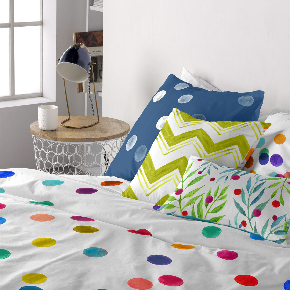 Cushion cover HappyFriday Confetti Multicolour 60 x 60 cm HappyFriday