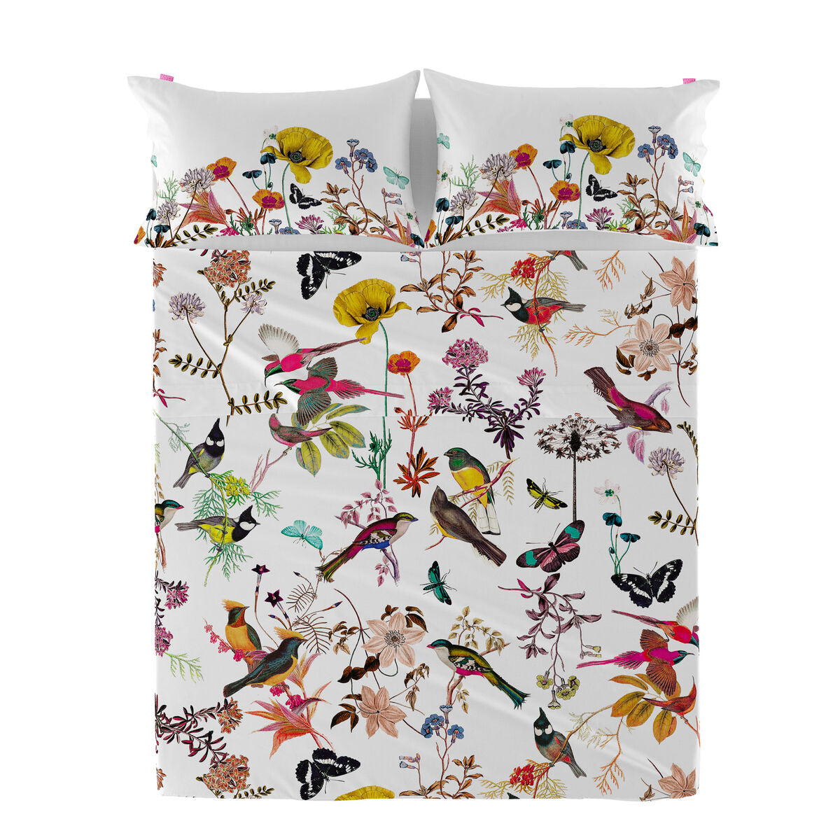 Top sheet HappyFriday Birds of paradise Multicolour 180 x 270 cm