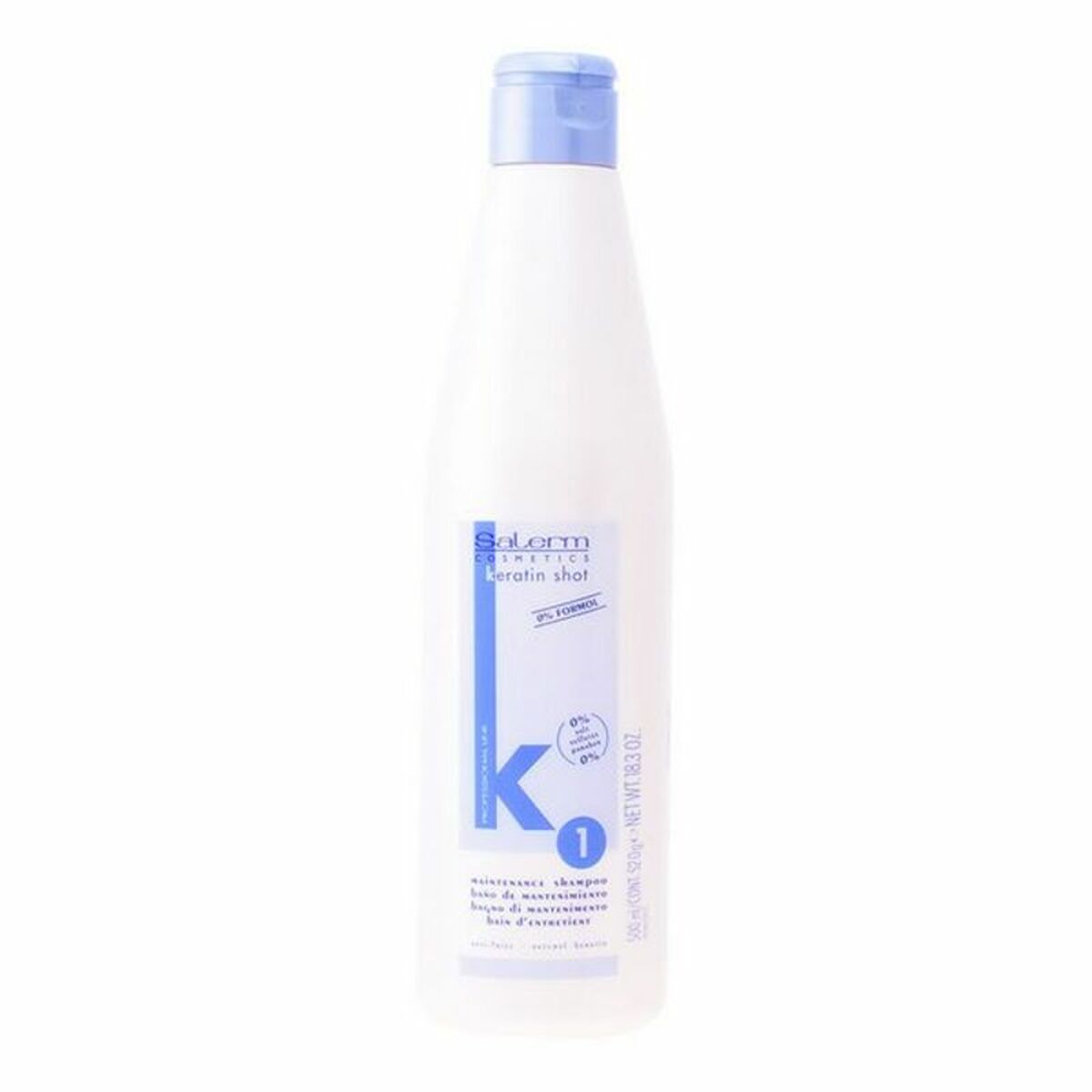 Anti-Frizz Shampoo Salerm Keratin Shot 500 ml Salerm