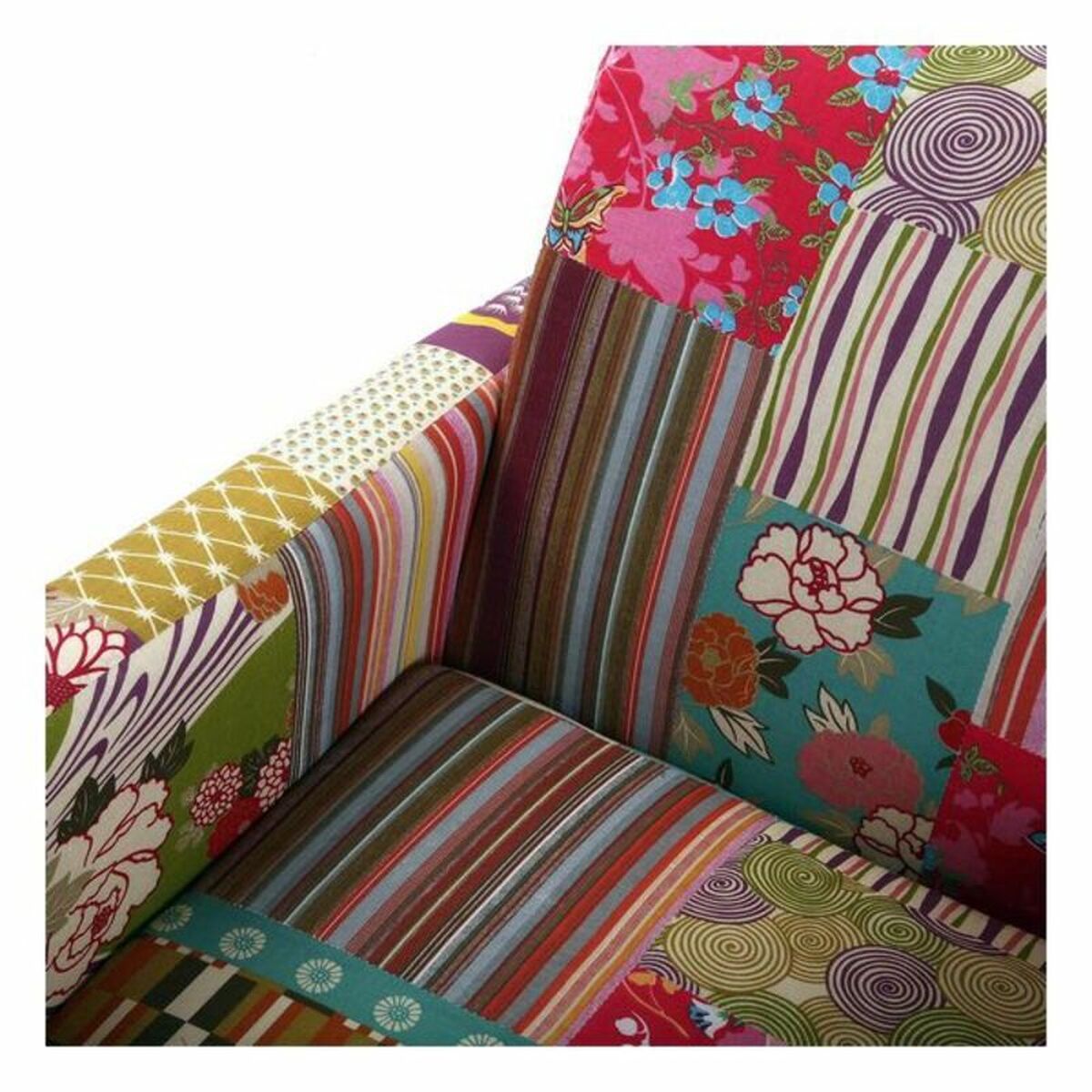 Armchair Versa Patchwork Cotton (77 x 71 x 65 cm)