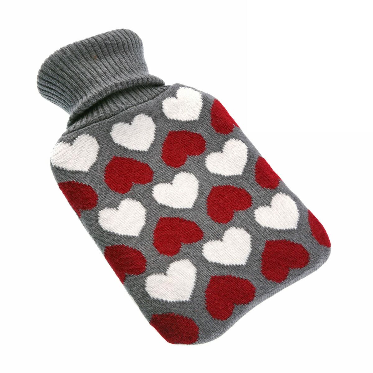 Hot Water Bottle Versa Hearts Rubber Versa