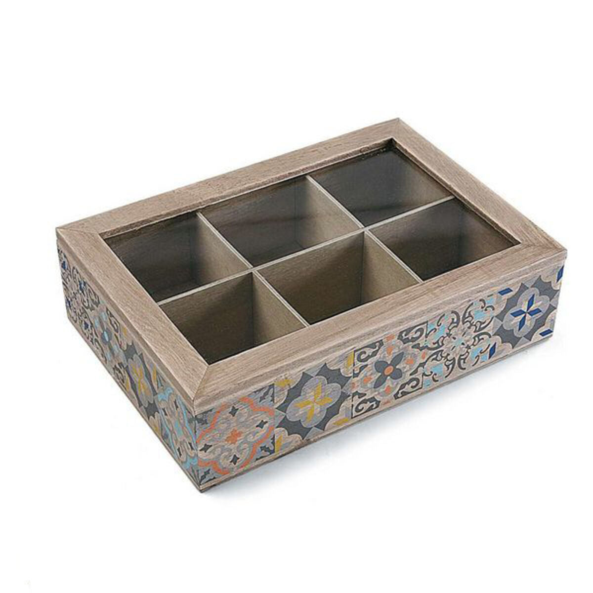 Box for Infusions Versa Wood 17 x 7 x 24 cm Versa