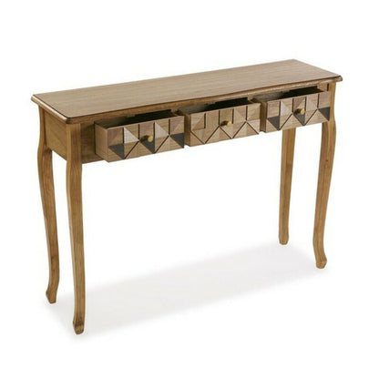 Hall Table with 3 Drawers Versa Elva Wood (30 x 78,5 x 109 cm)