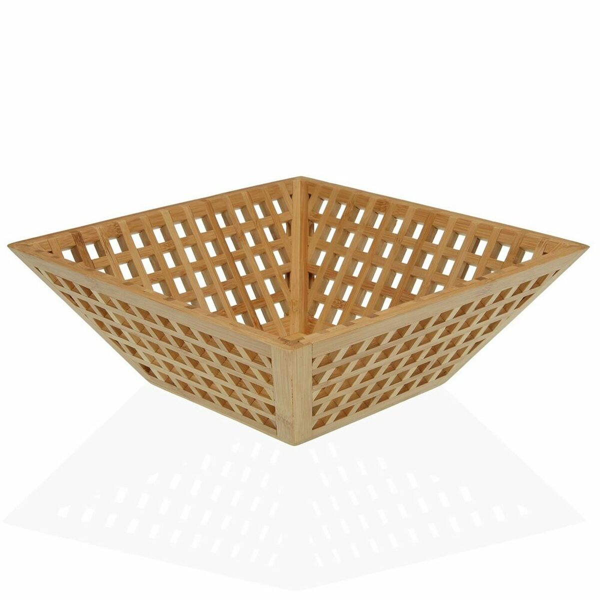 Fruit Bowl Versa Bamboo (28 x 9,8 x 28 cm) Versa