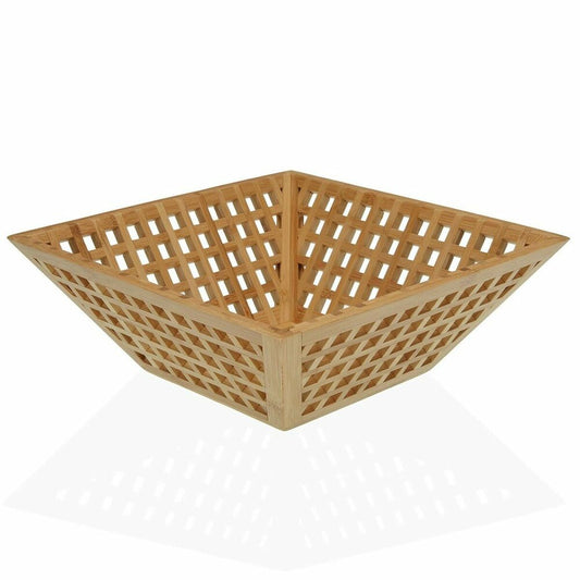 Fruit Bowl Versa Bamboo (28 x 9,8 x 28 cm) Versa