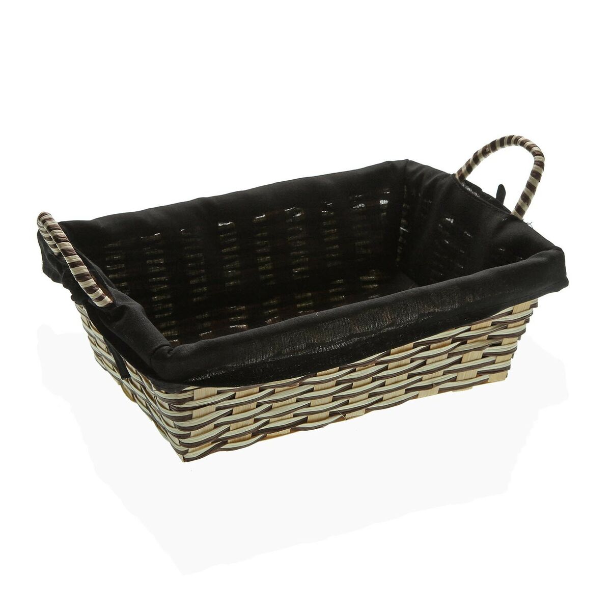 Bread Basket Versa Black Bamboo Marine algae (19 x 9 x 27 cm) Versa