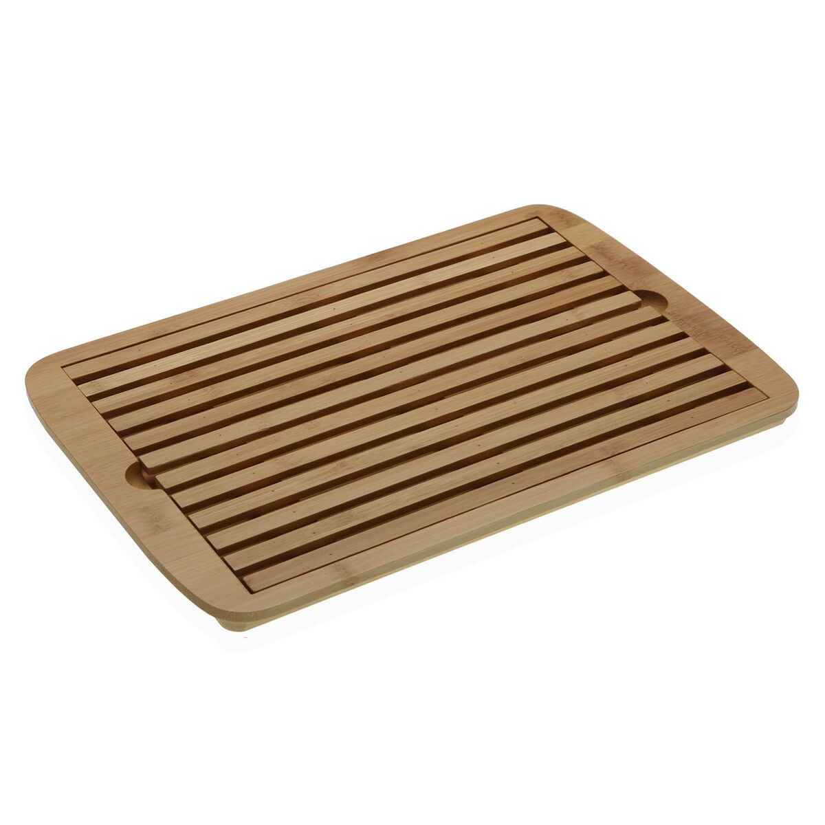 Cutting board Versa 24,5 x 1,7 x 37,5 cm Steel Bamboo Versa