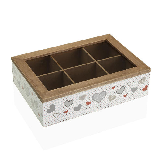 Box for Infusions Versa Wood 17 x 7 x 24 cm