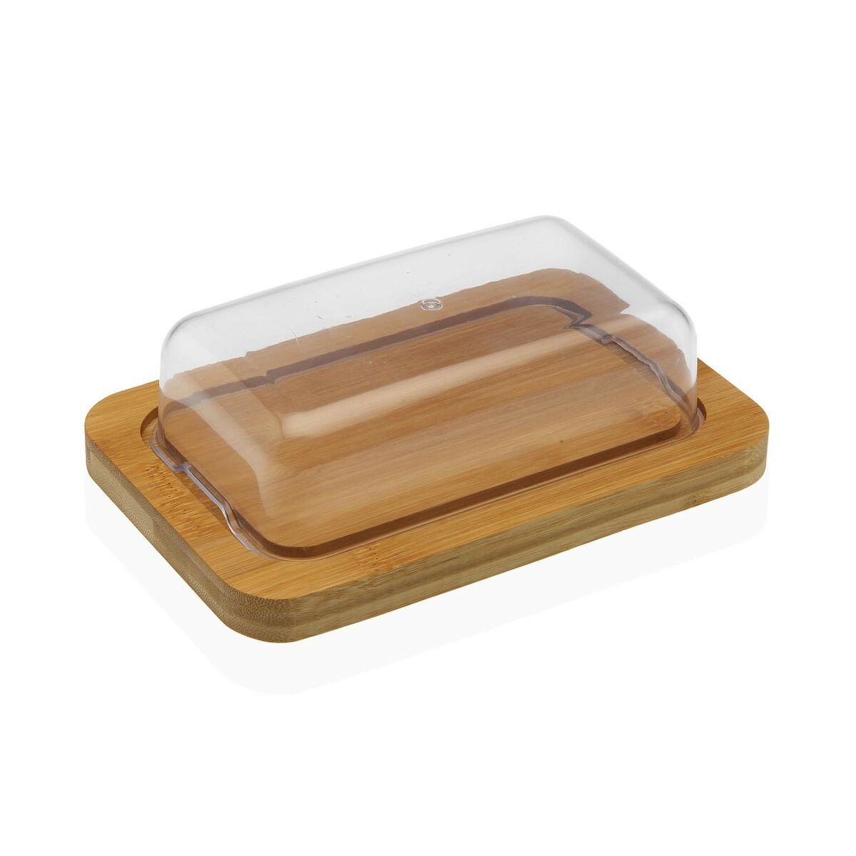 Butter Dish Versa Bamboo polystyrene 12,5 x 6 x 19 cm Versa