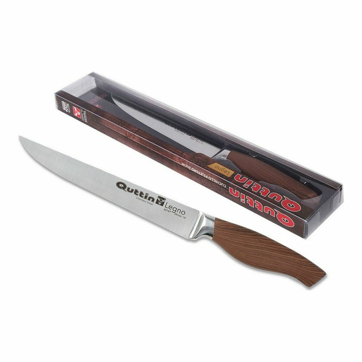 Meat Knife Quttin Legno Stainless steel (20 cm)