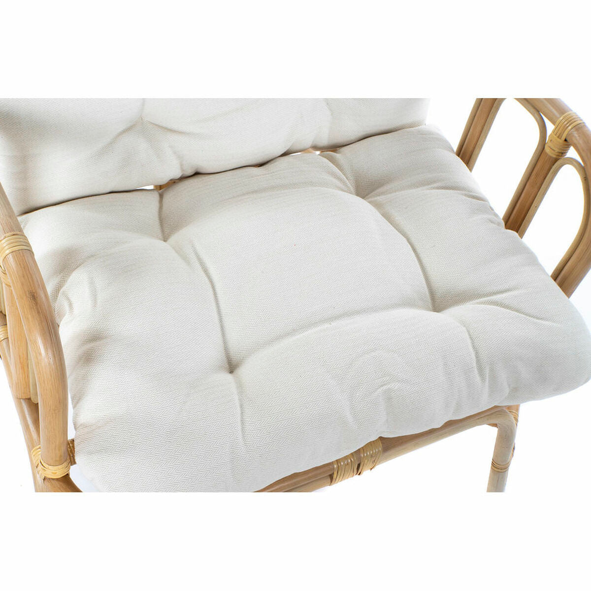 Armchair DKD Home Decor Beige Natural Rattan 76 x 72 x 80 cm DKD Home Decor