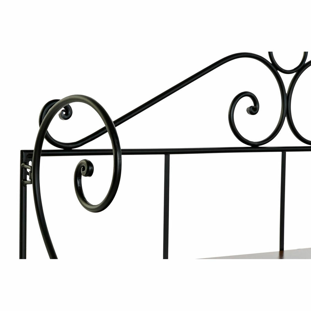 Shelves DKD Home Decor Fir Black Brown Ironwork (100 x 37 x 86 cm) DKD Home Decor