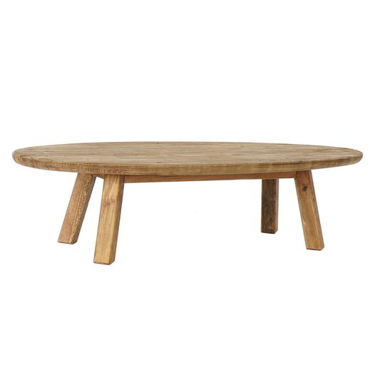 Centre Table DKD Home Decor Natural Brown Wood Recycled Wood 139 x 59 x 35 cm 140 x 60 x 35 cm DKD Home Decor