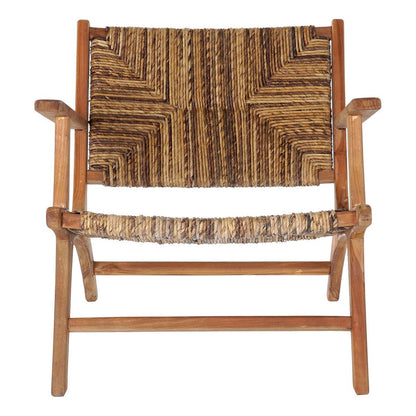 Armchair DKD Home Decor 70 x 78 x 68 cm Natural Teak Alpino