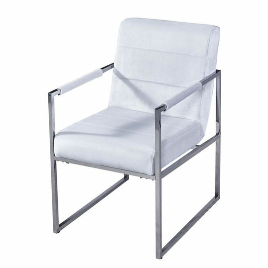 Armchair DKD Home Decor White Steel Plastic 75 x 57 x 92 cm DKD Home Decor