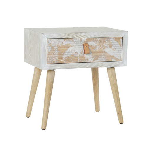 Nightstand DKD Home Decor Wood Bamboo (48 x 35 x 51 cm)