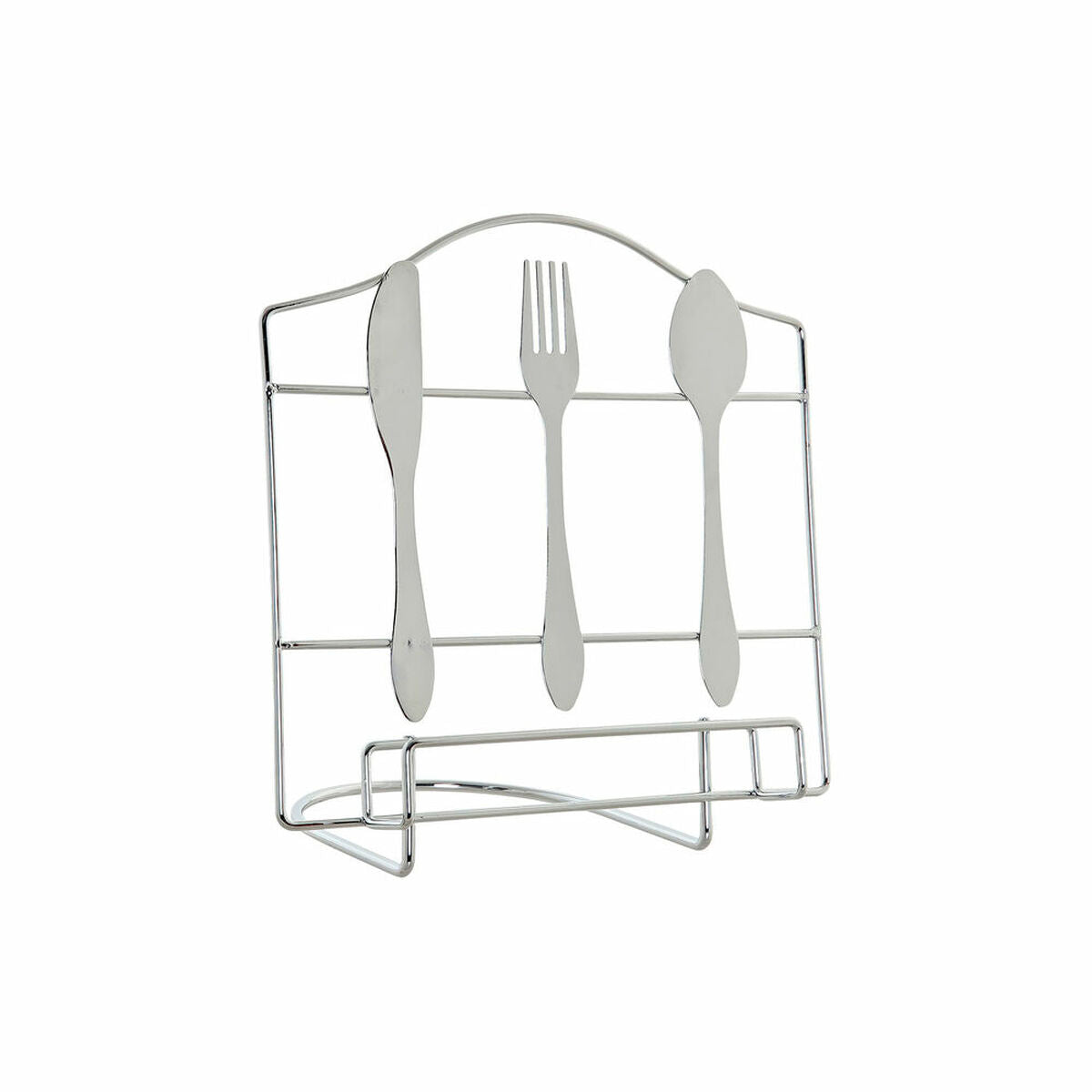 Stand DKD Home Decor Pieces of Cutlery Silver Metal Plastic 23 x 15 x 22 cm DKD Home Decor