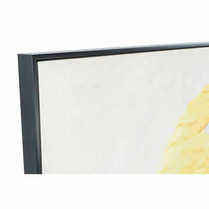 Painting DKD Home Decor Parrot Tropical (103 x 4,2 x 143 cm) (2 Units) DKD Home Decor