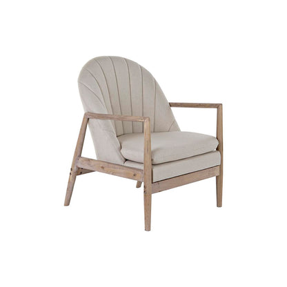 Armchair DKD Home Decor Beige Fir 69 x 68 x 89 cm