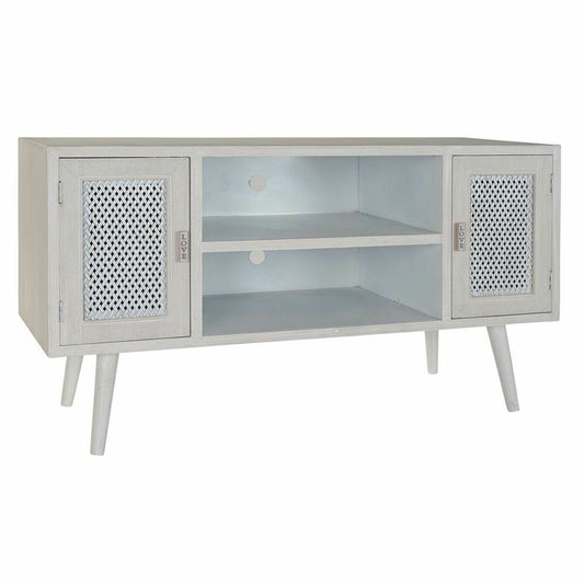 TV furniture DKD Home Decor White Wood MDF (110 x 61 x 41 cm)